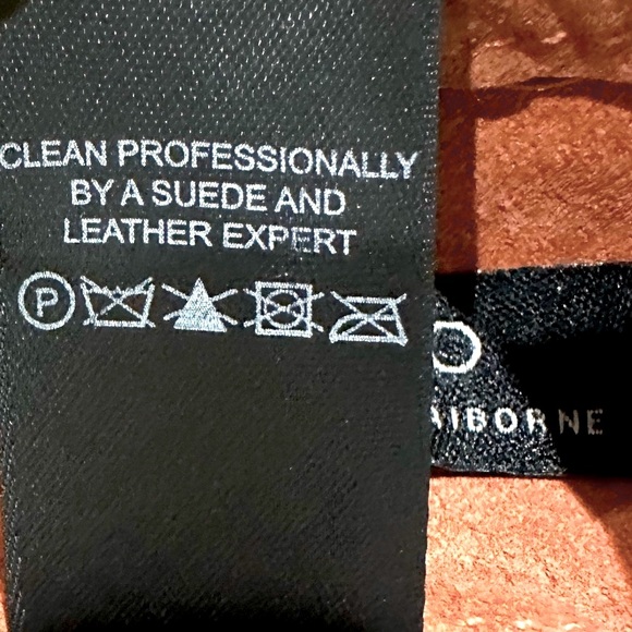 🧥🍊 STUDIO by LIZ CLAIBORNE Vintage Suede Blazer | Y2K Mango Minimalist Sz 12 - Picture 6 of 9